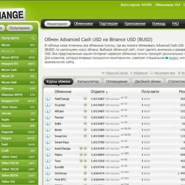 BestChange: a comprehensive review of the world’s leading exchanger aggregator