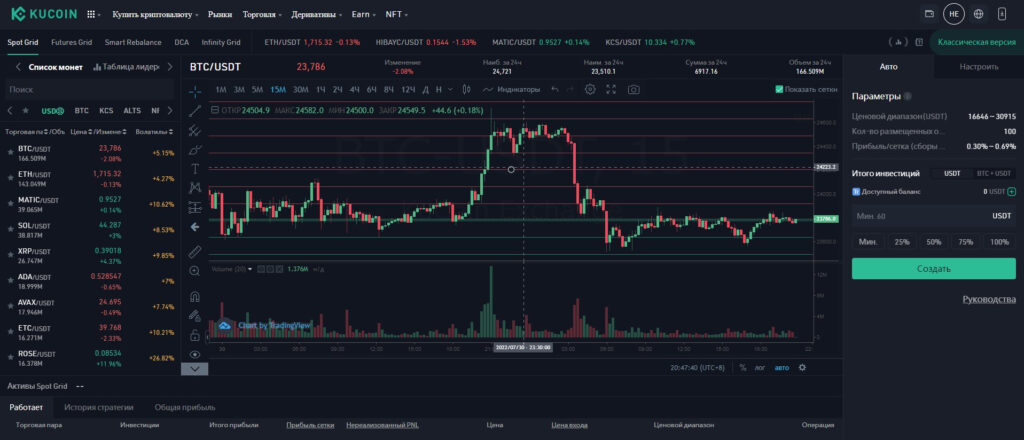 KuCoin trading bot