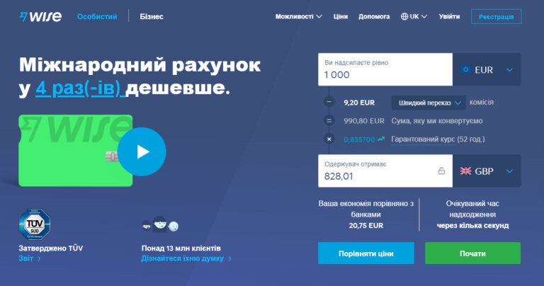 Wise колишня назва TransferWise