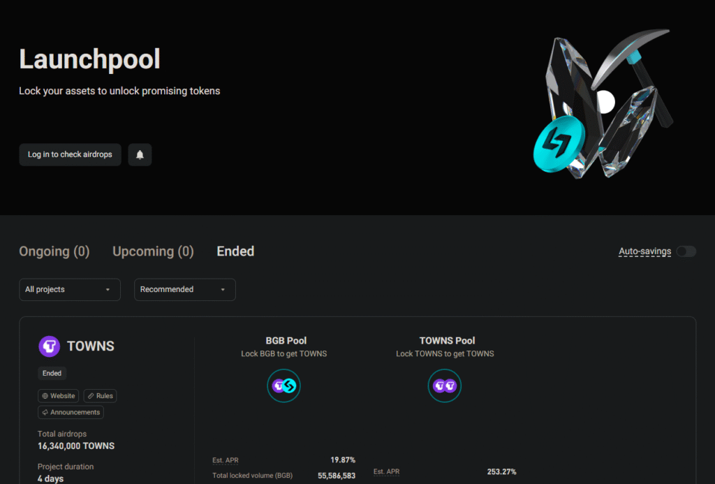 Bitget launchpool