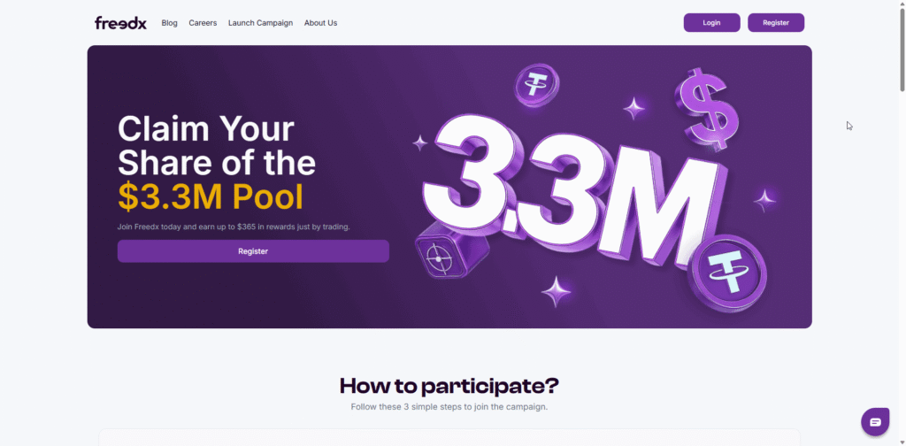 Freedx: Новый игрок или скрытая угроза? Взгляд на криптобиржу 2 Freedx claim pool