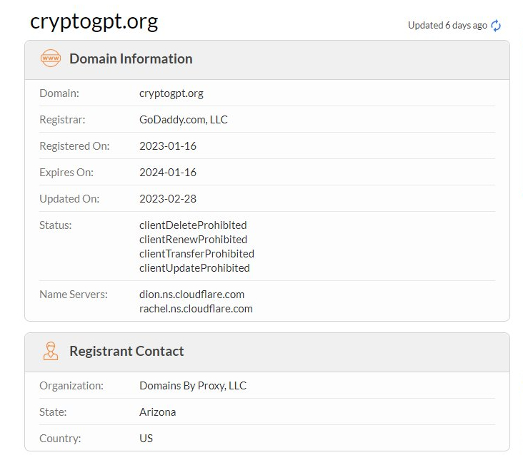 whois cryptogpt.org